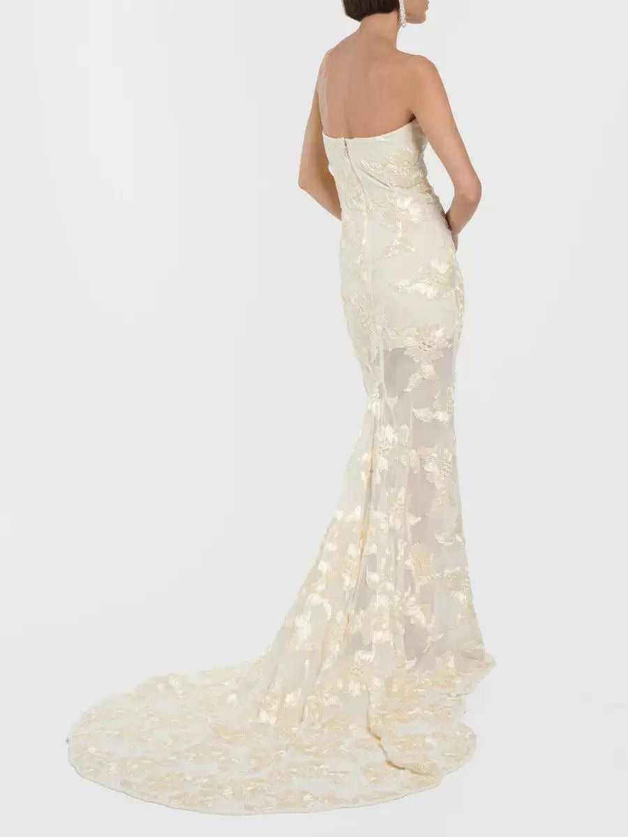 Ivory Blossom Gown