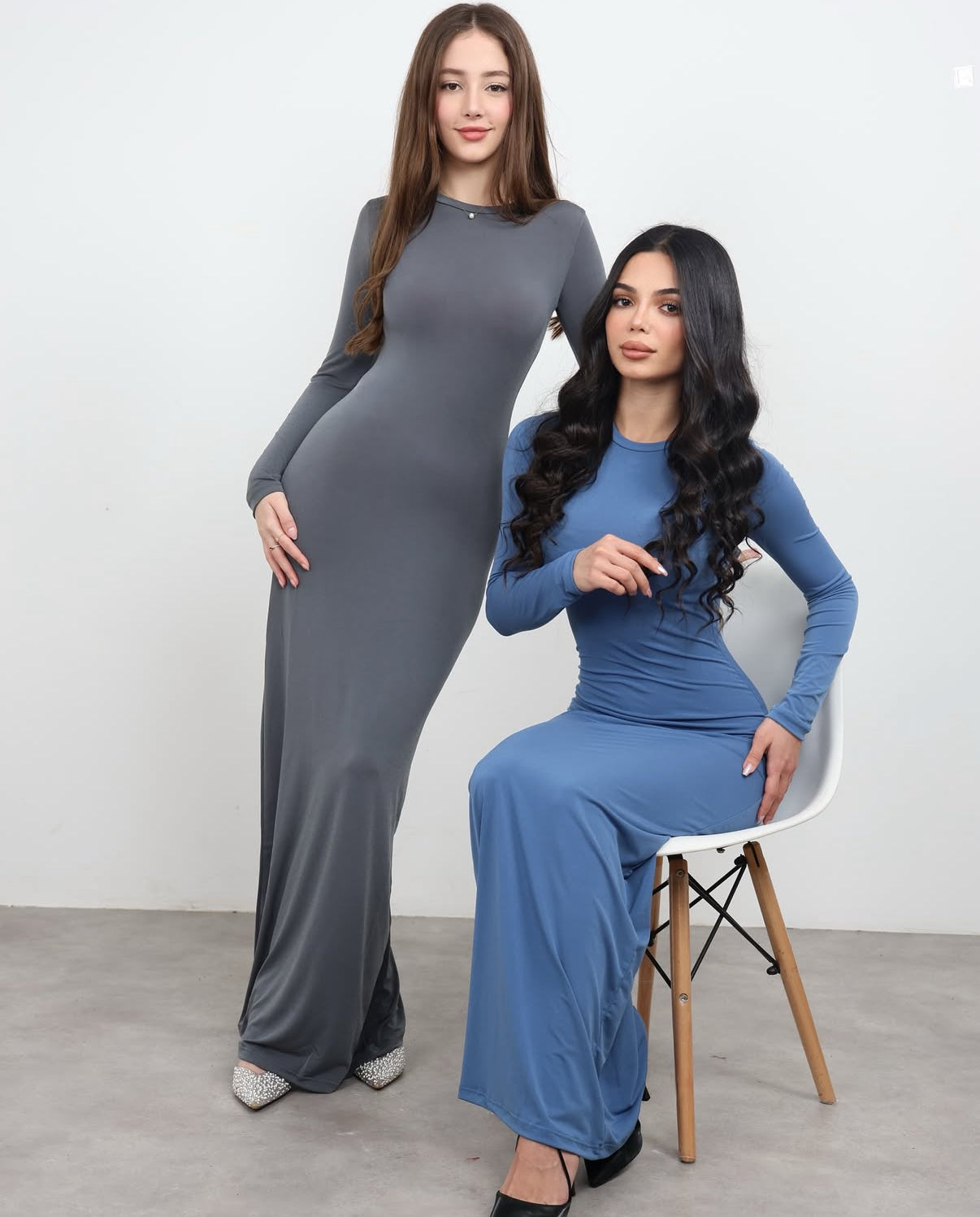 Sleek Allure Maxi Dress