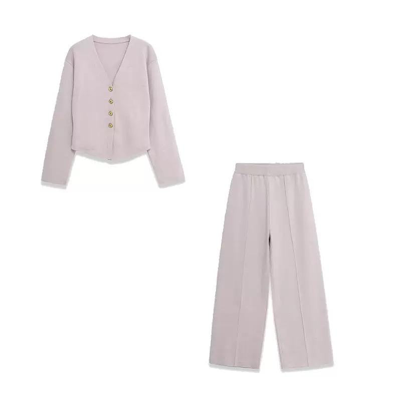 Warm Hues Two-Piece Knit Set