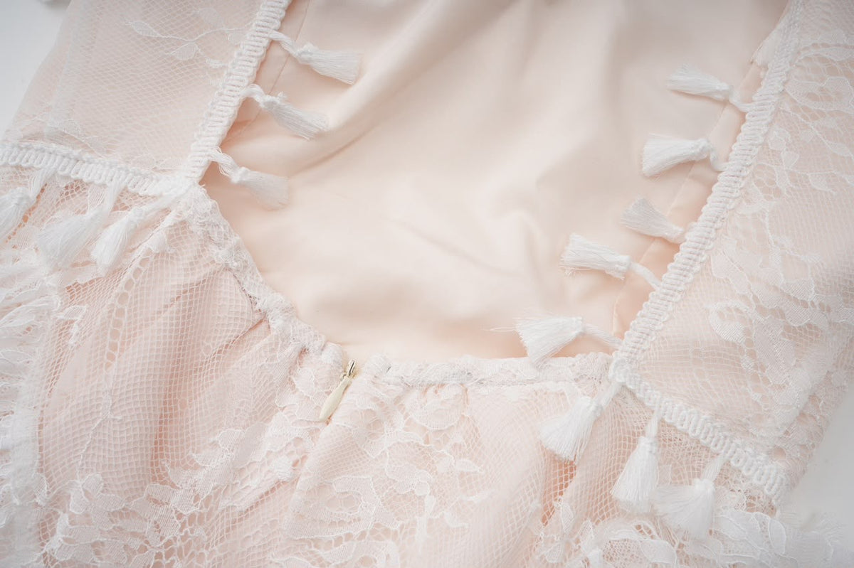 Ethereal Lace Corset Maxi Dress