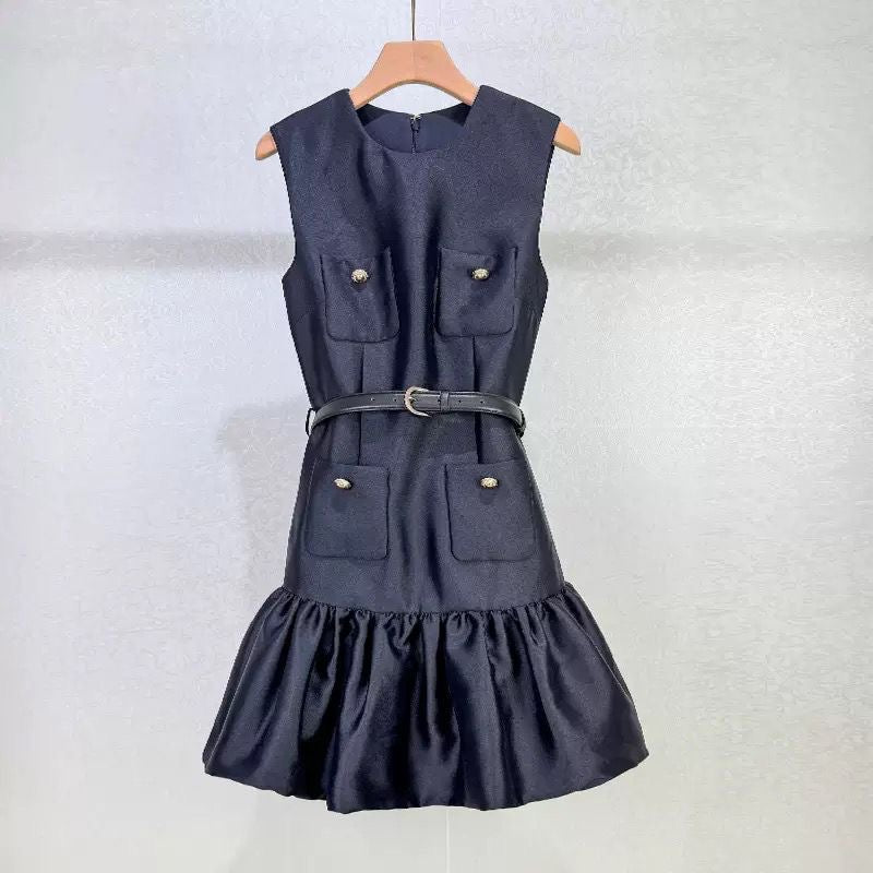 Maison Chic Belted Dress