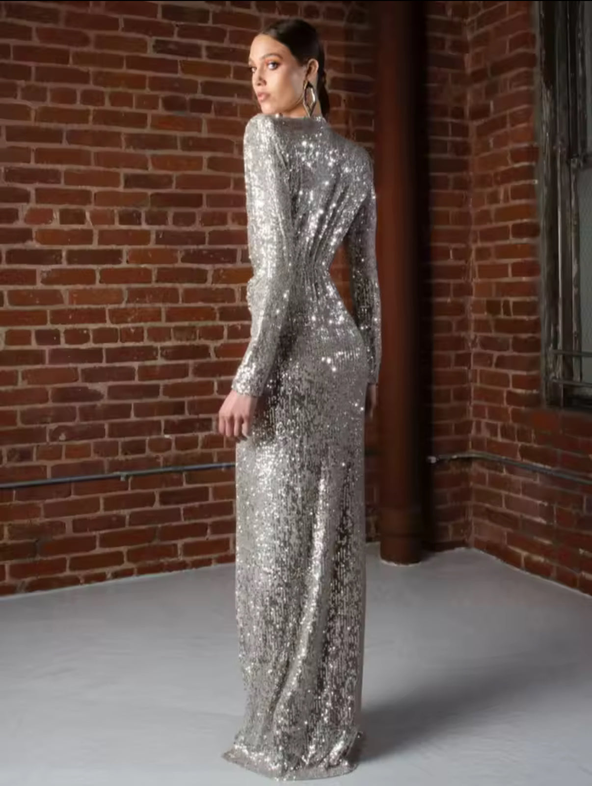 Silver siren dress