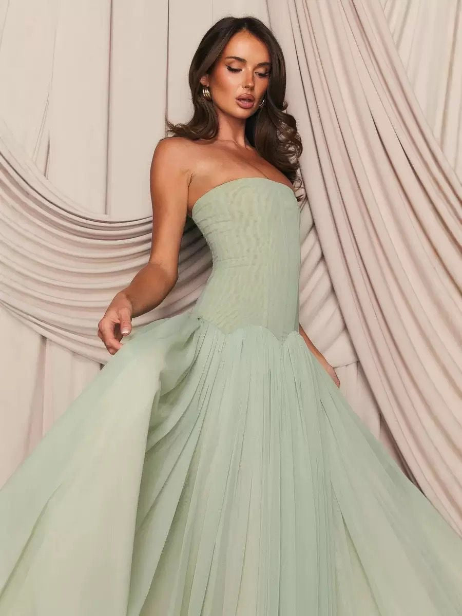 Sage Whisper Gown
