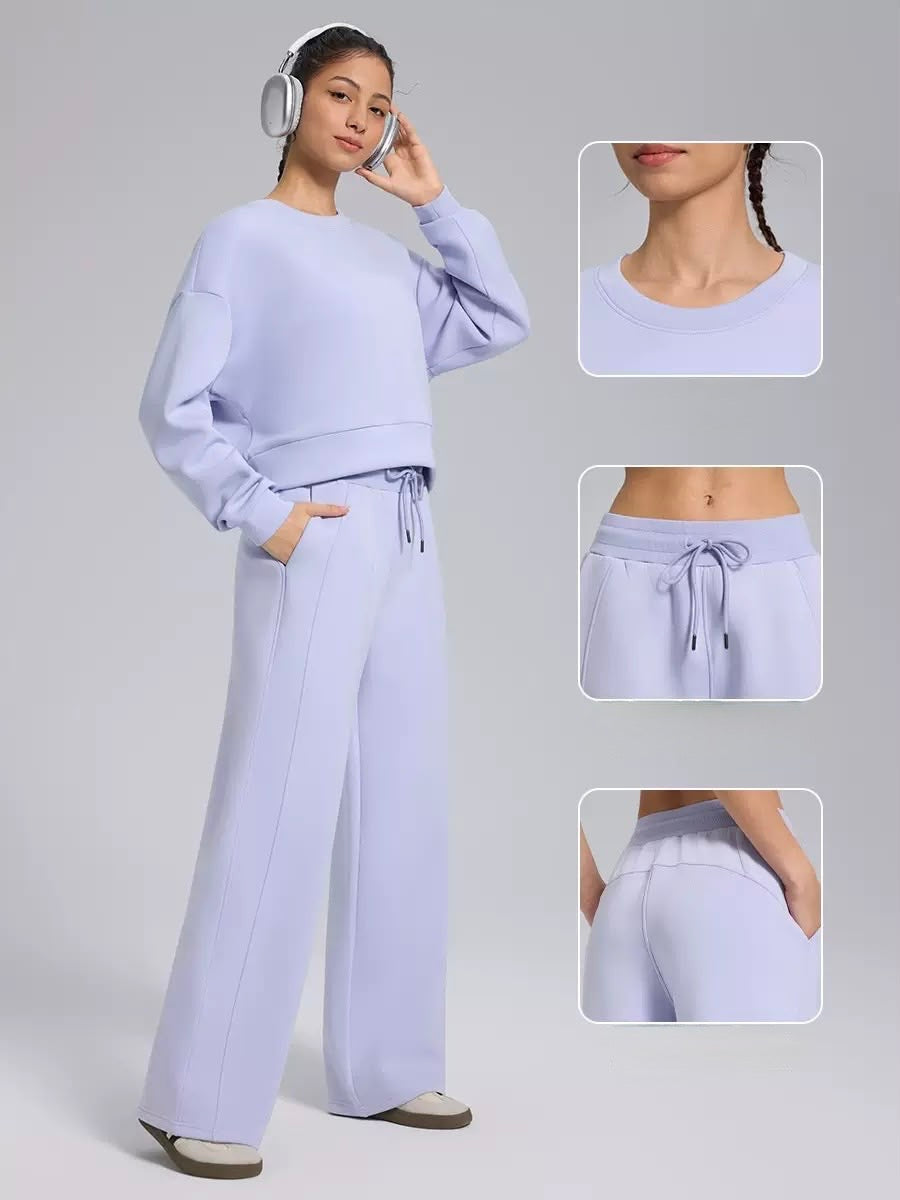 CloudEase Wide-Leg Lounge Set