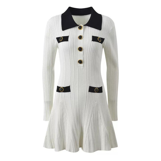 Monaco Contrast Trim Dress