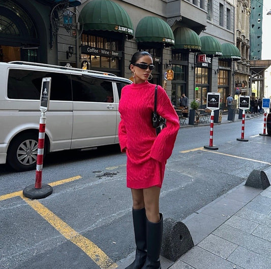 Ruby Cozy Knit Dress