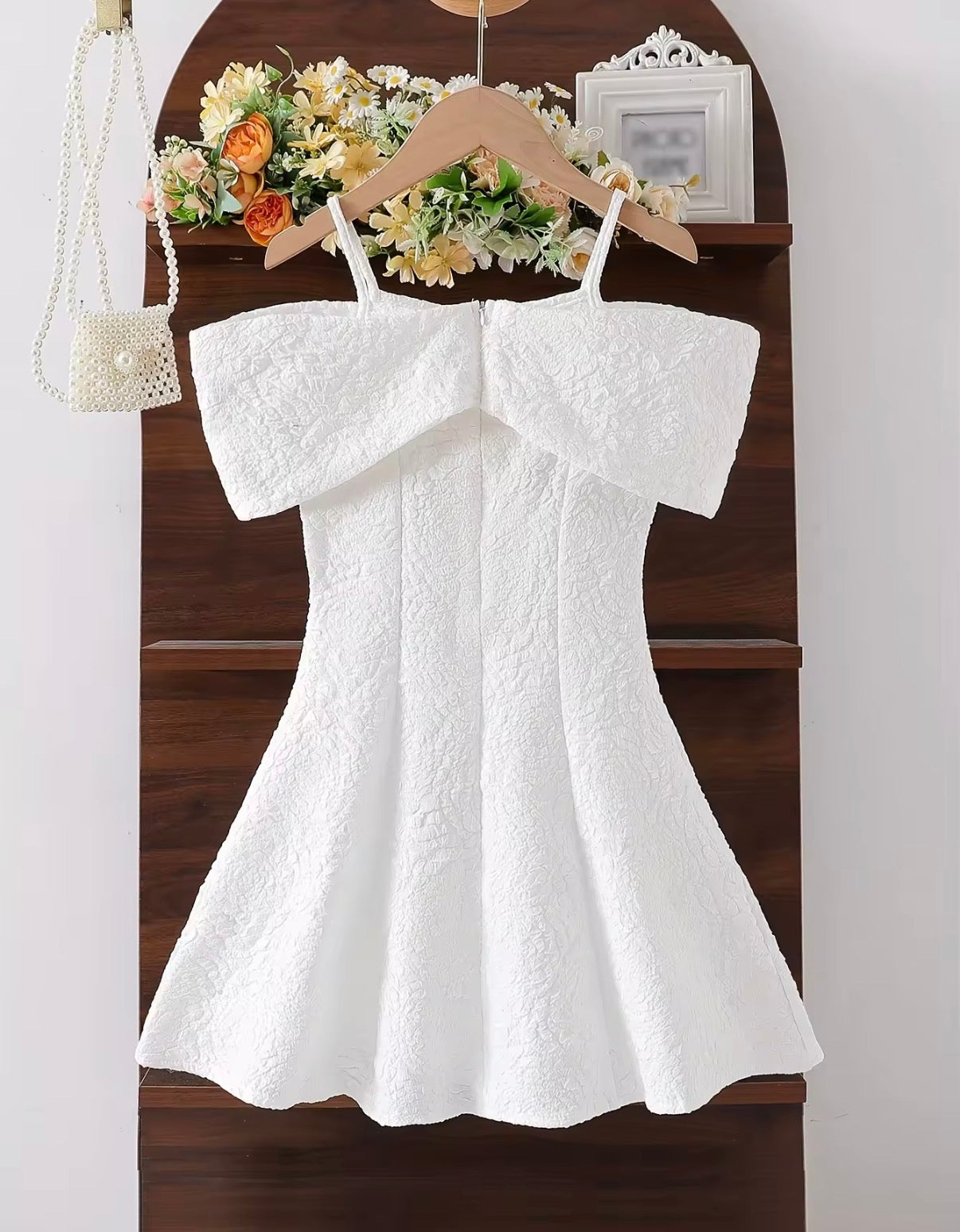 Ivory Bow Belle Dress