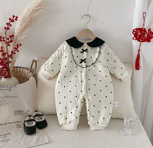 Bow Belle Polka Romper