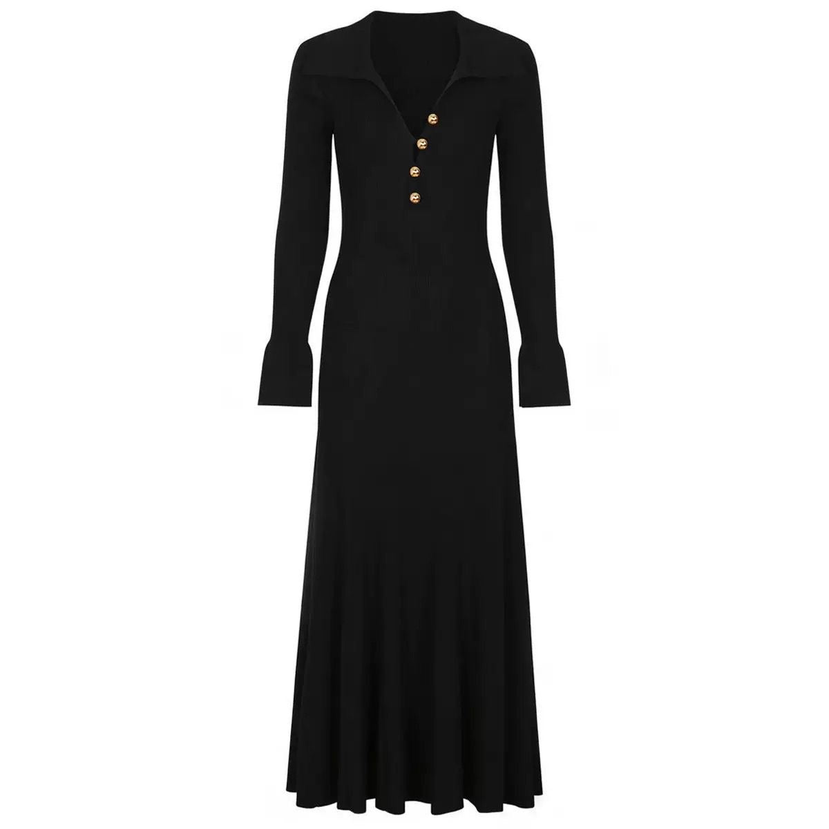 Élise Flow Button Dress