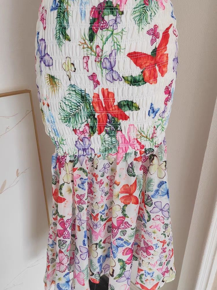 Butterfly Bloom Midi Dress