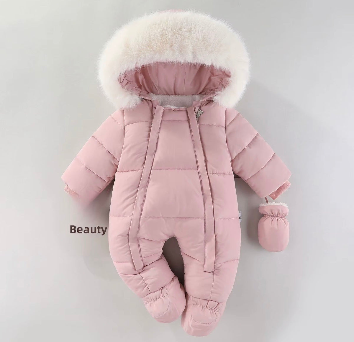 Frosty Fur Hood Snowsuit