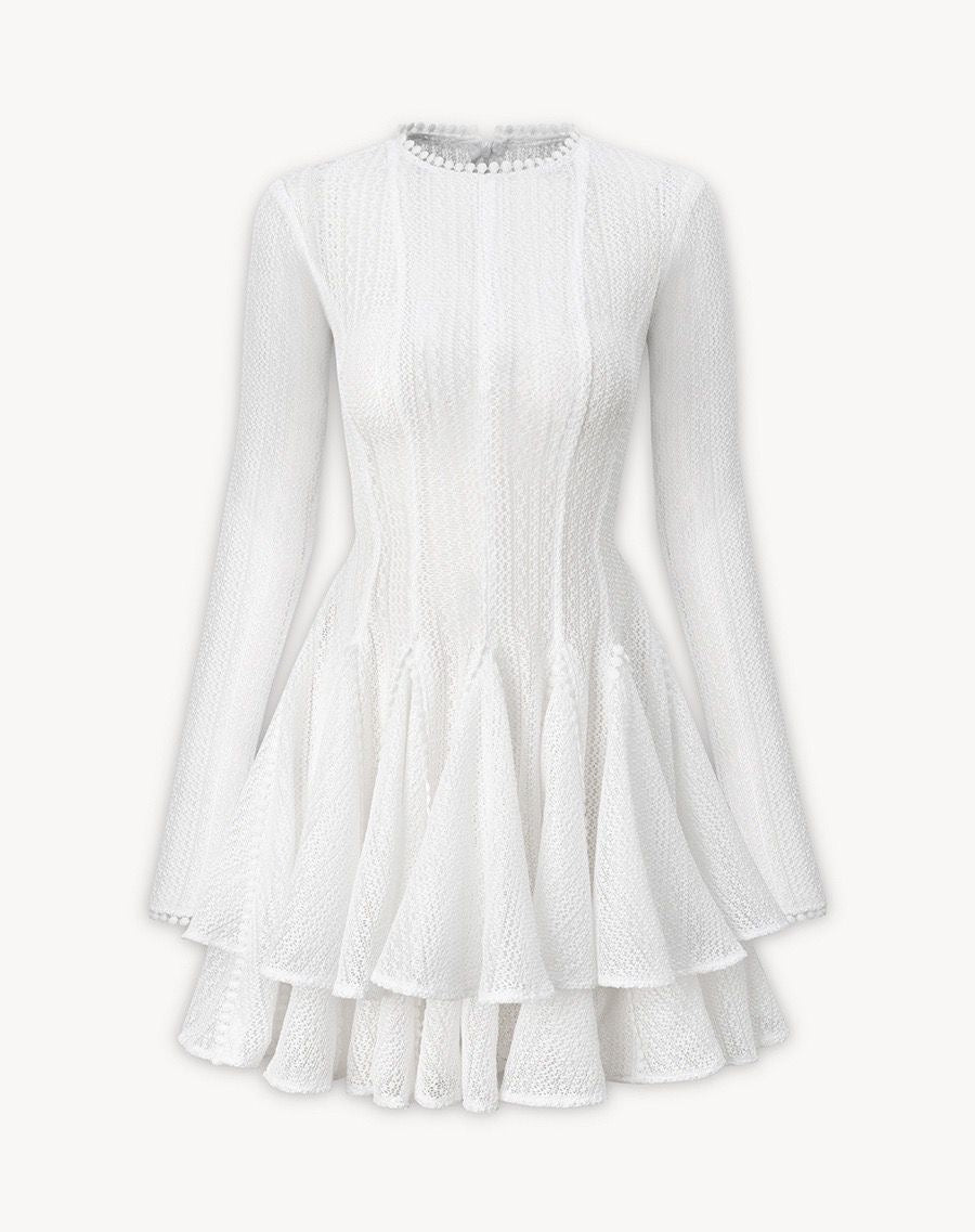 Élise Ruffle Dress