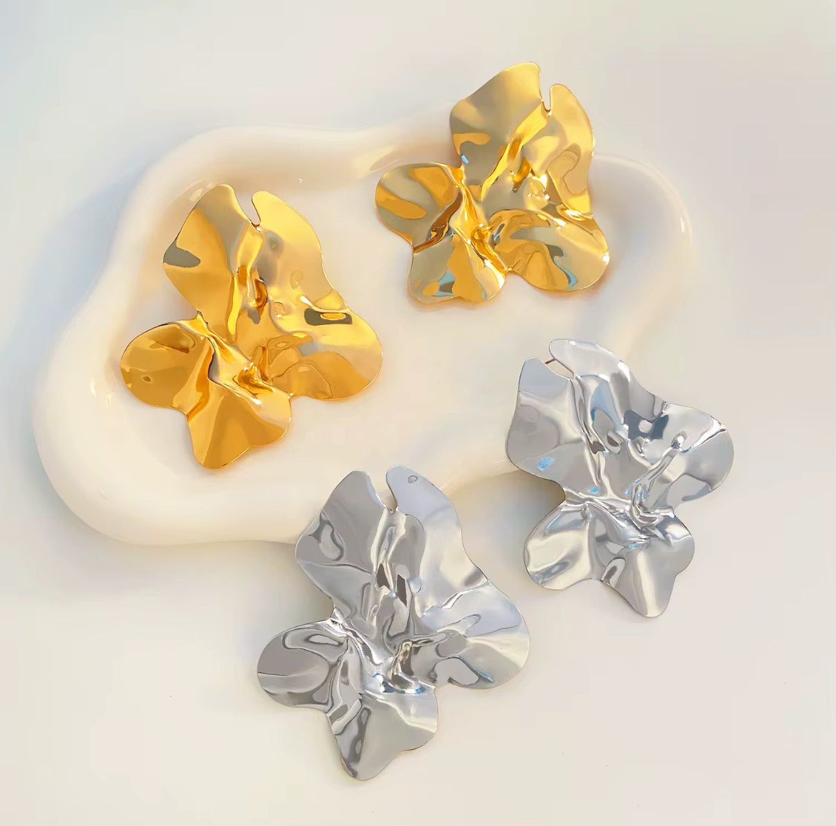 Golden Bloom Earring