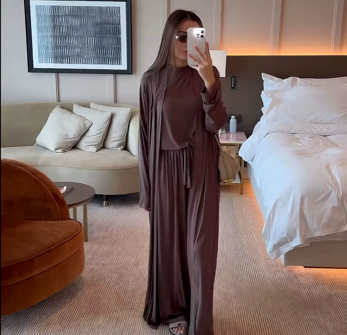 Serene Flow Abaya Set