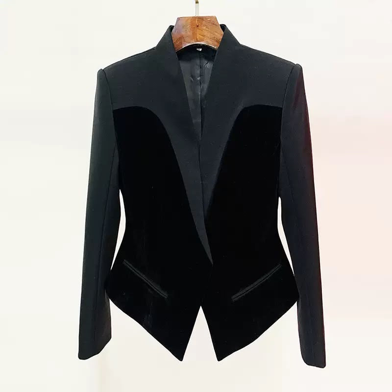Midnight Velvet Blazer