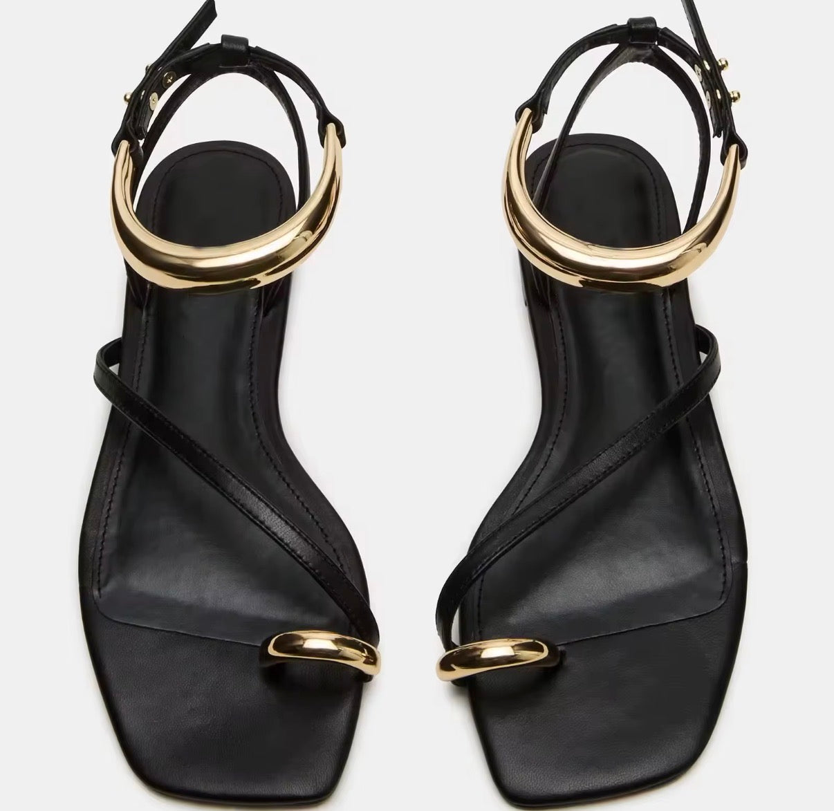 Golden Ring Sandals