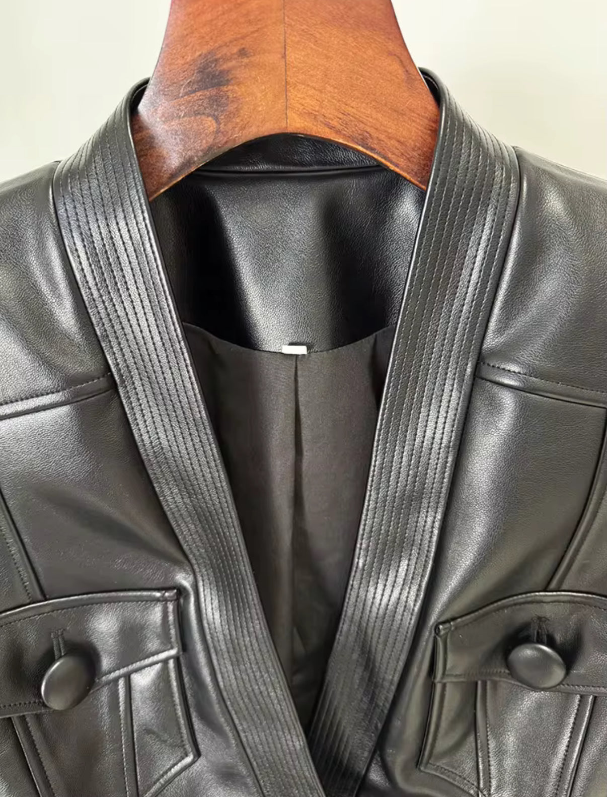 Midnight Power Belted Jacket
