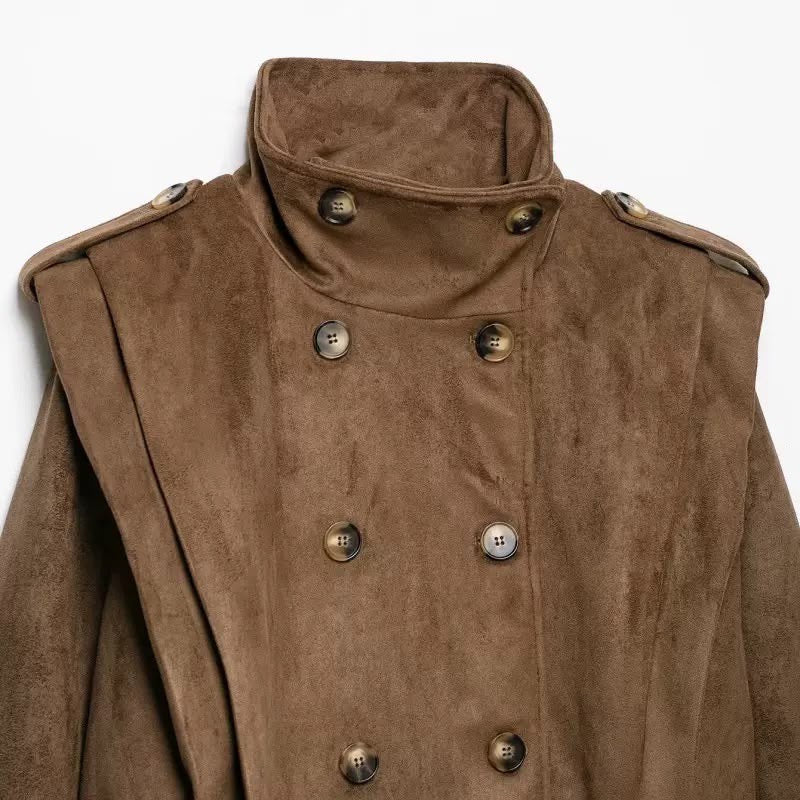 Sienna Suede Cropped Jacket
