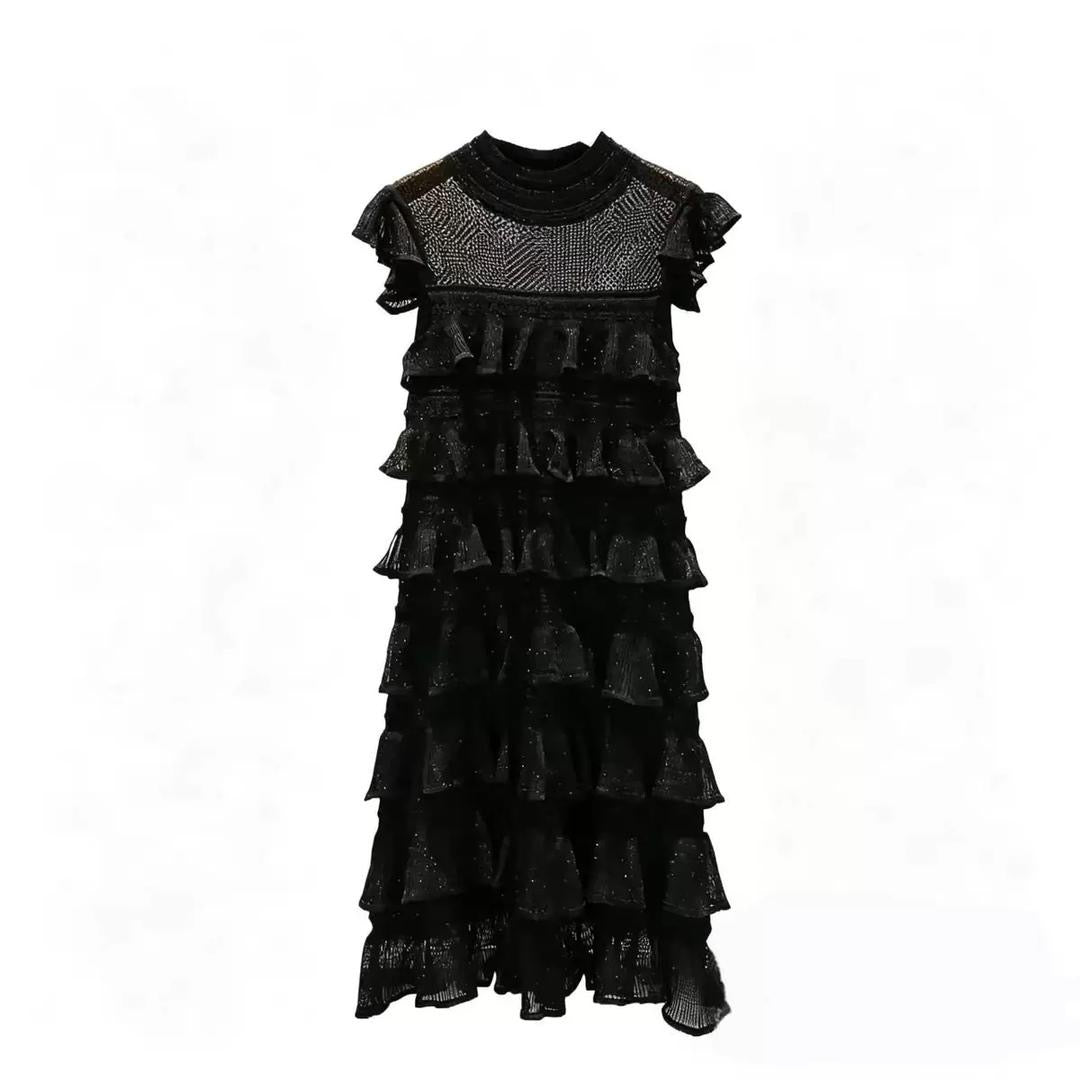 Layered Ruffle Elegance Dress