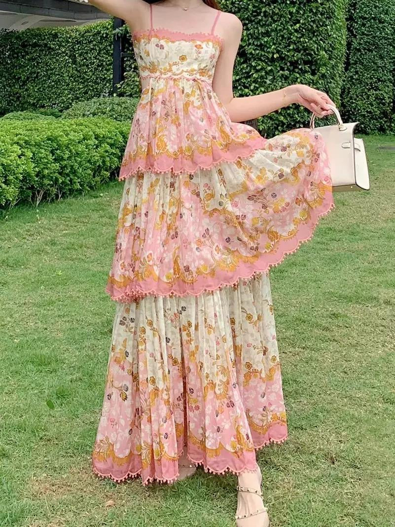 Blossom Reverie Tiered Maxi Dress