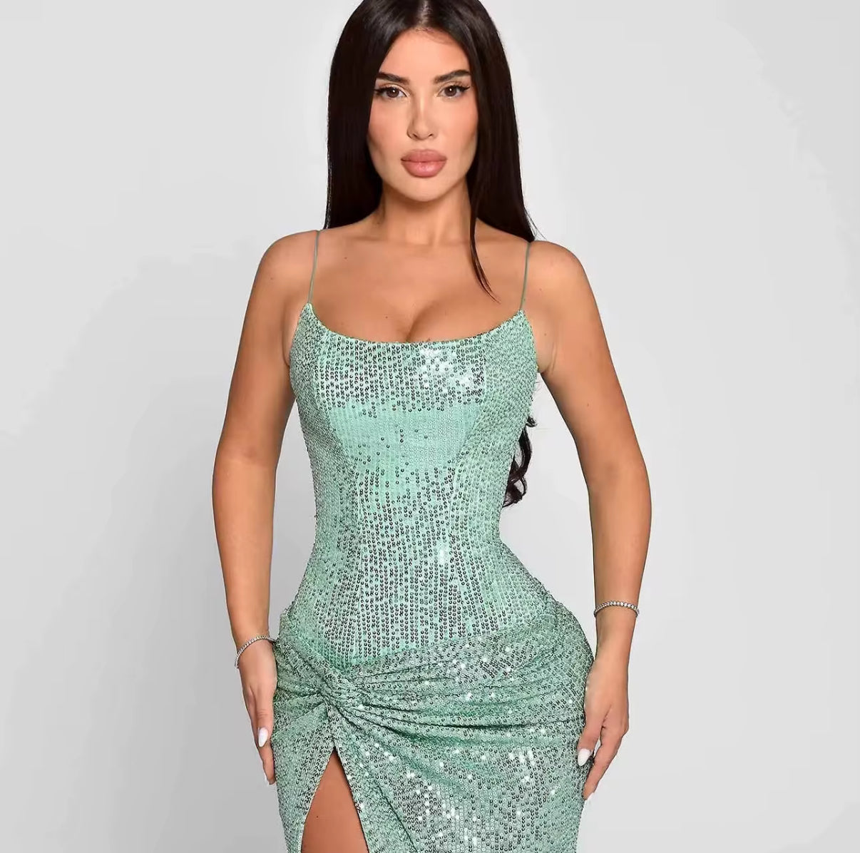 Luxe allure shimmer dress