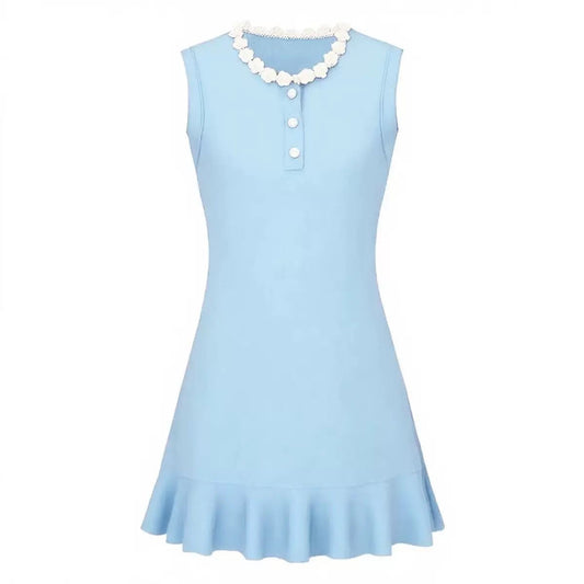 Pearl Petal Mini Dress