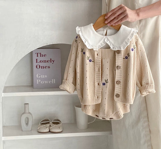 Little Violet Knit Set