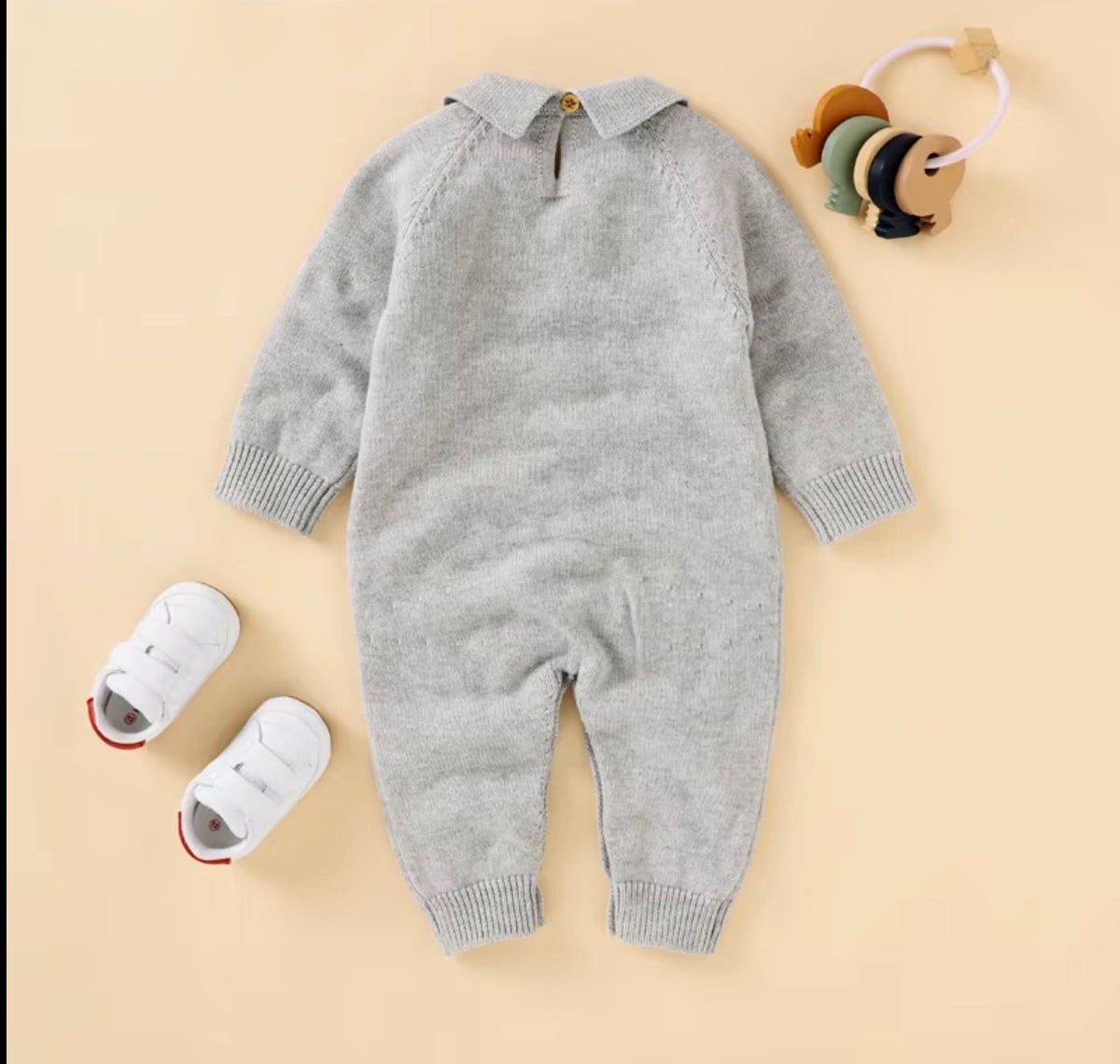 Heritage Cable Knit Romper