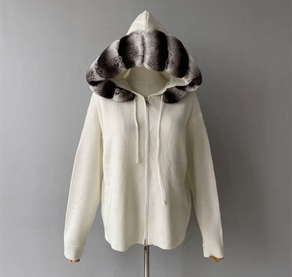 Luxe Fur Hood Knit Set