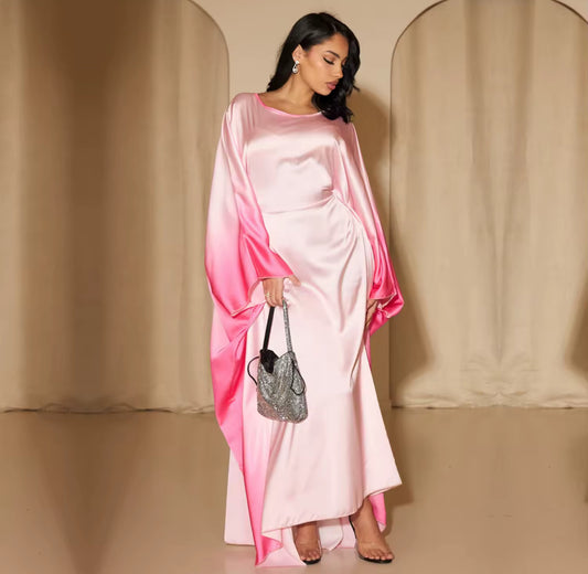 Luna Satin Flow Abaya