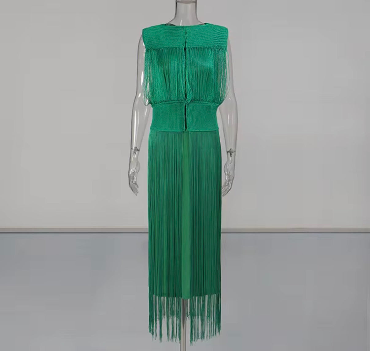 Shimmer Fringe Elegance Dress