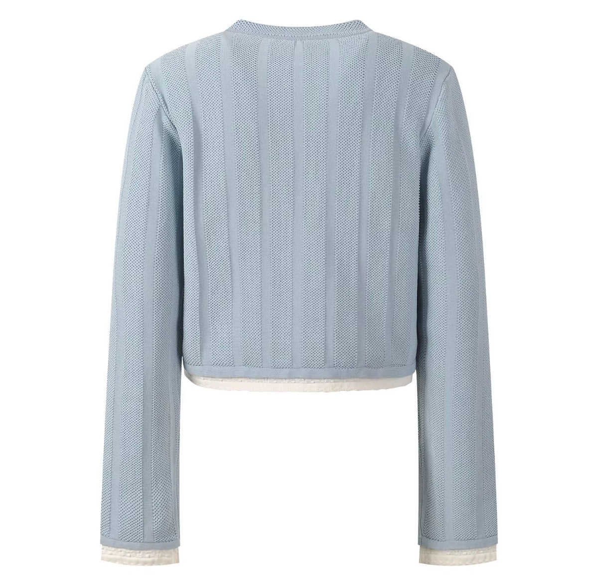Skyla Gold Button Knit Cardigan