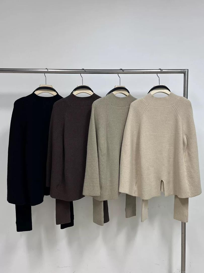 The Milan Knit Belted Sweater