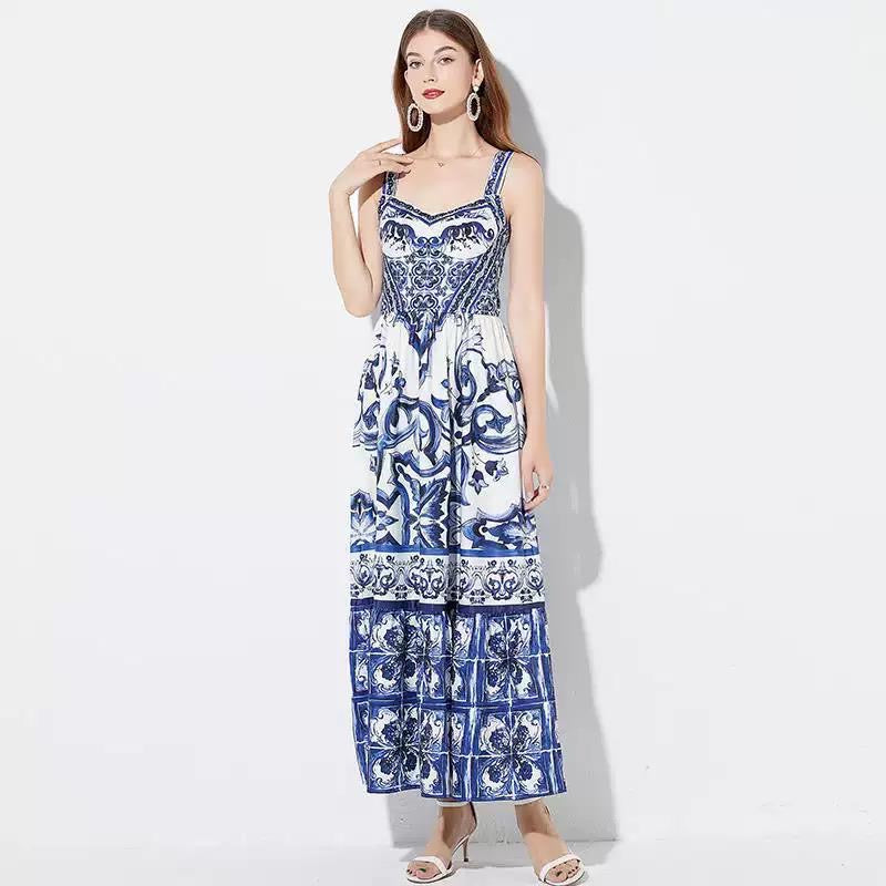 Amalfi Muse Printed Maxi Dress