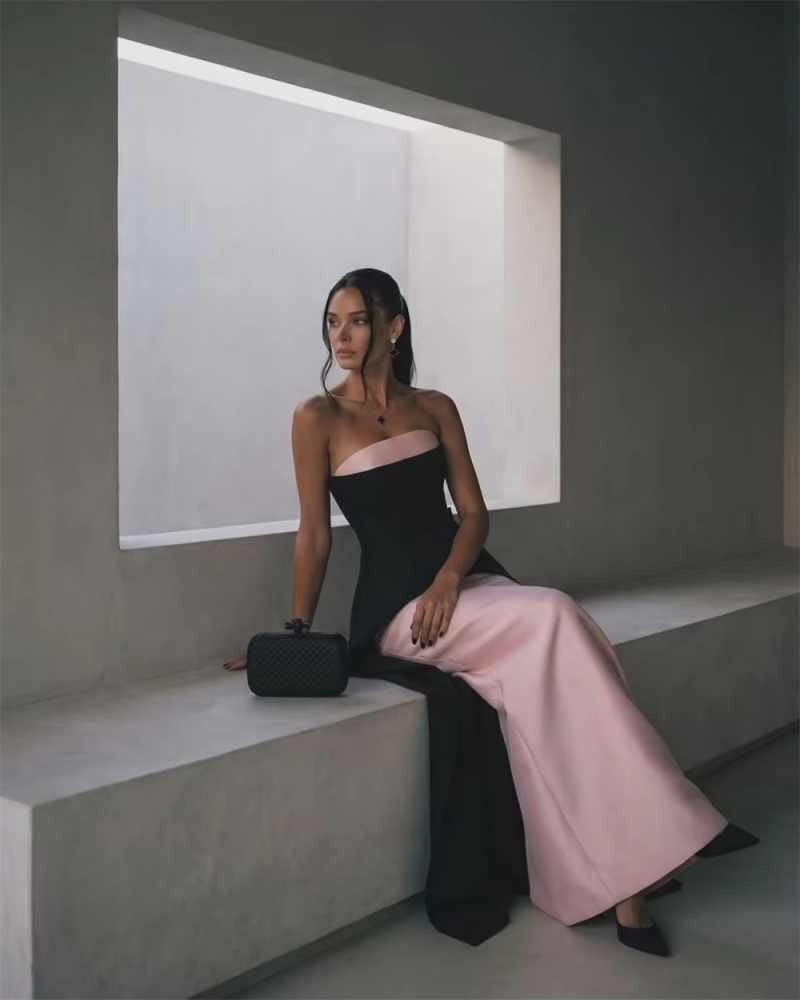 Rosé Noir Gown