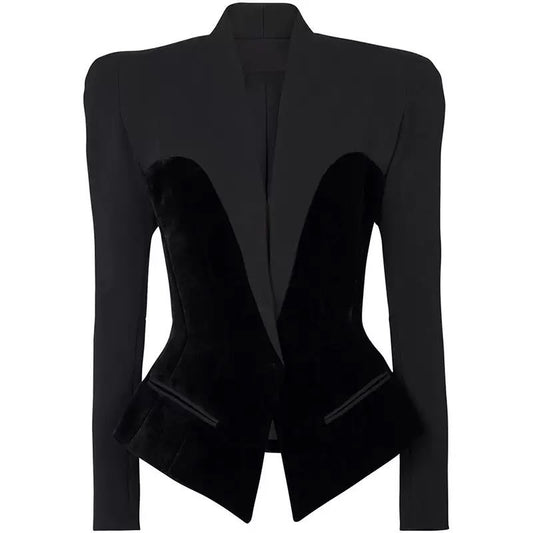 Midnight Velvet Blazer