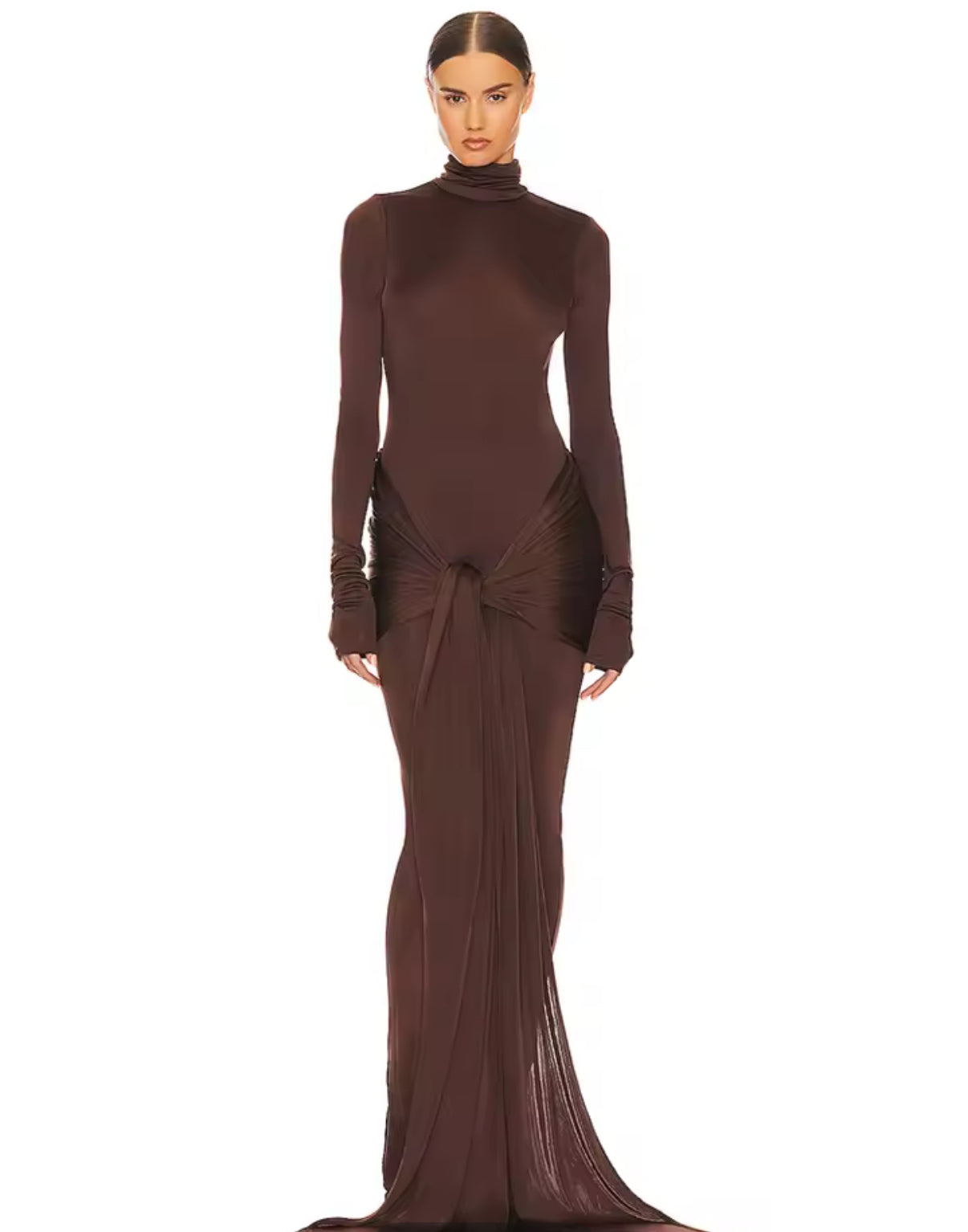 Divine Draped Hourglass Dress