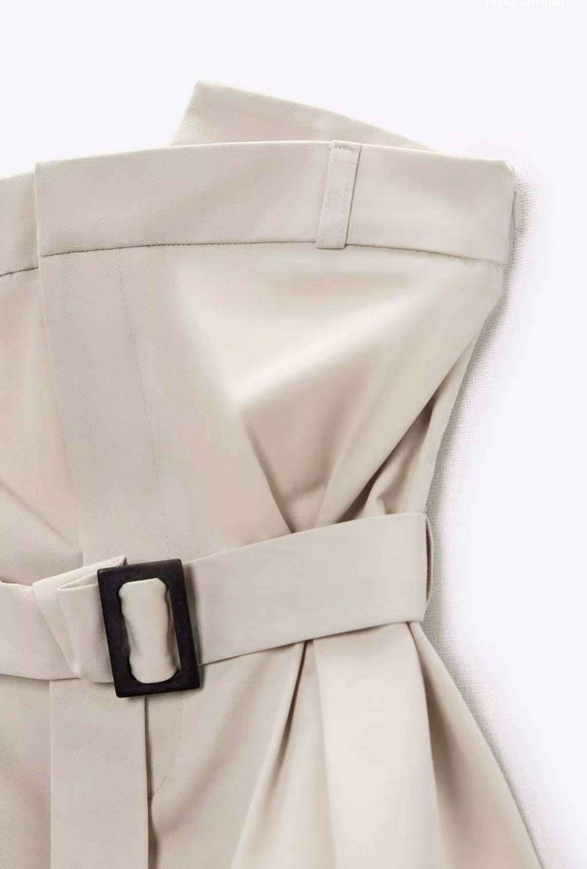 Belted Peplum Skirt Set