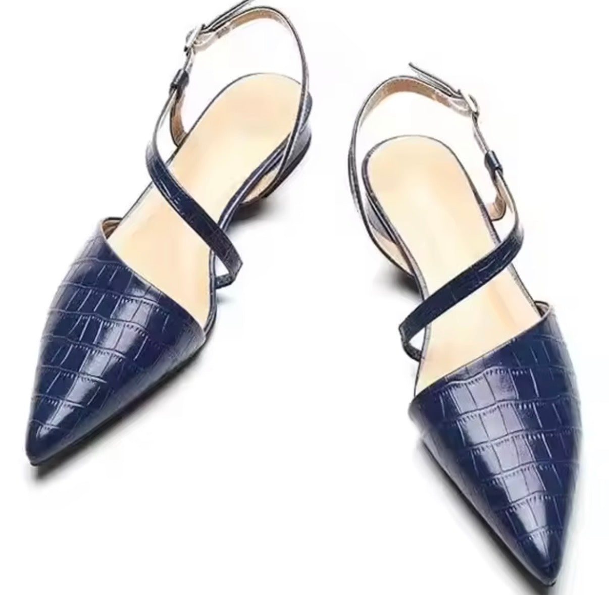Croc Chic Flats