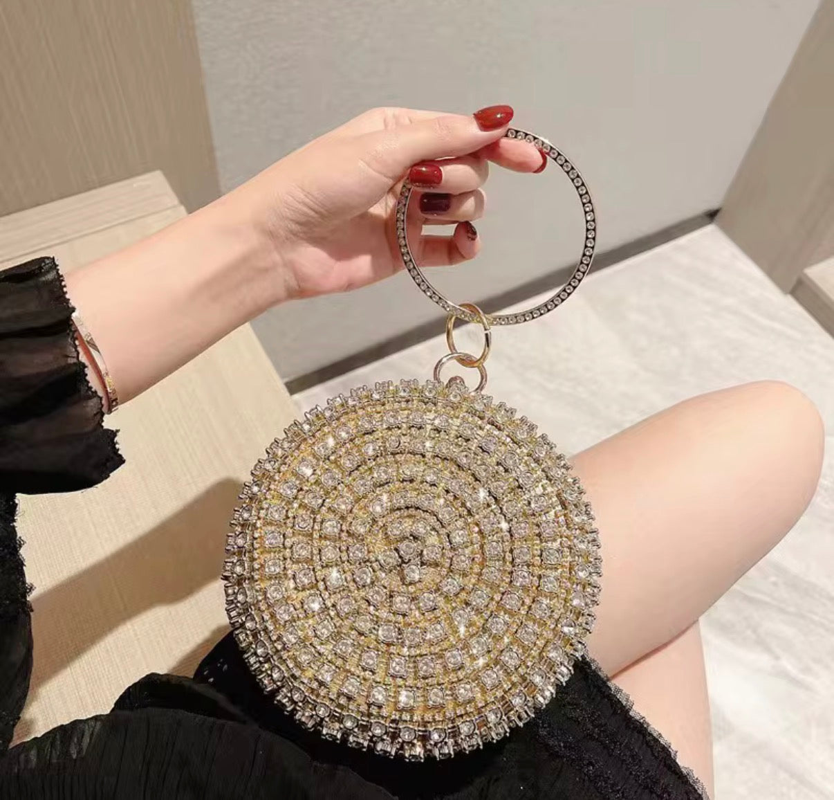 Golden Halo Clutch