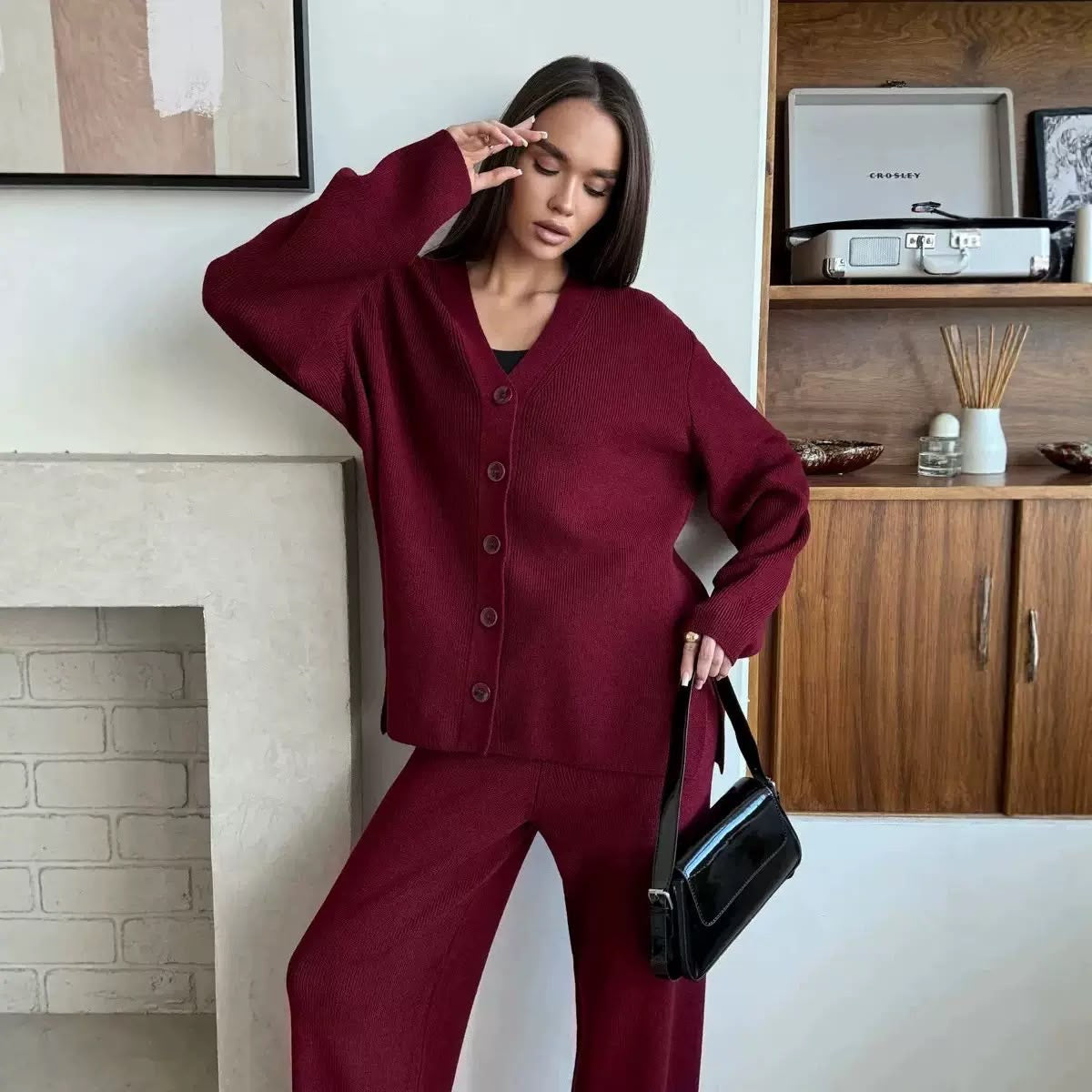 Élise Cardigan Knit Set