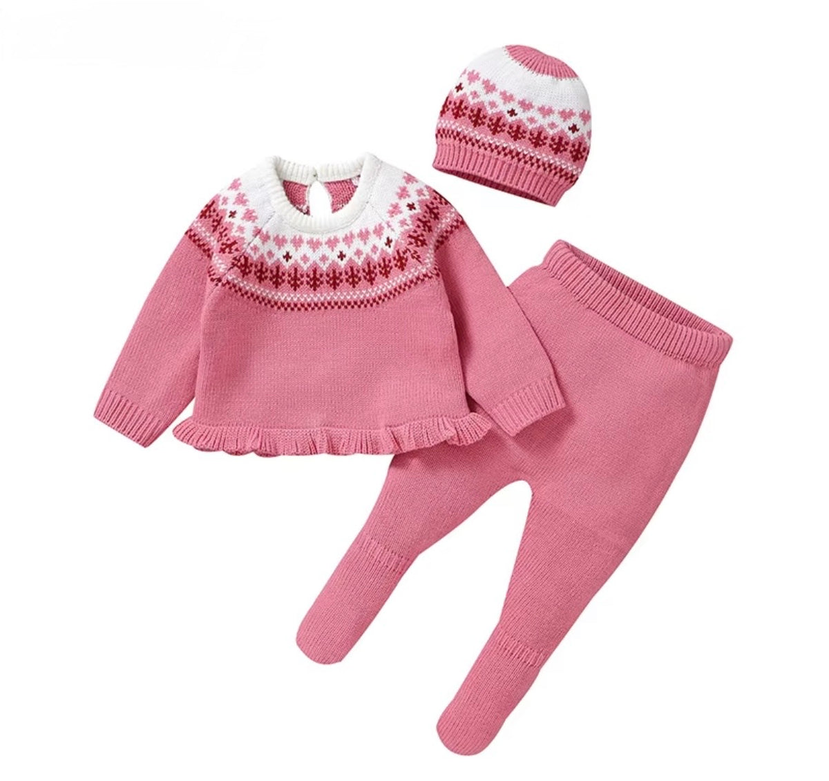 Nordic Rose Knit Set
