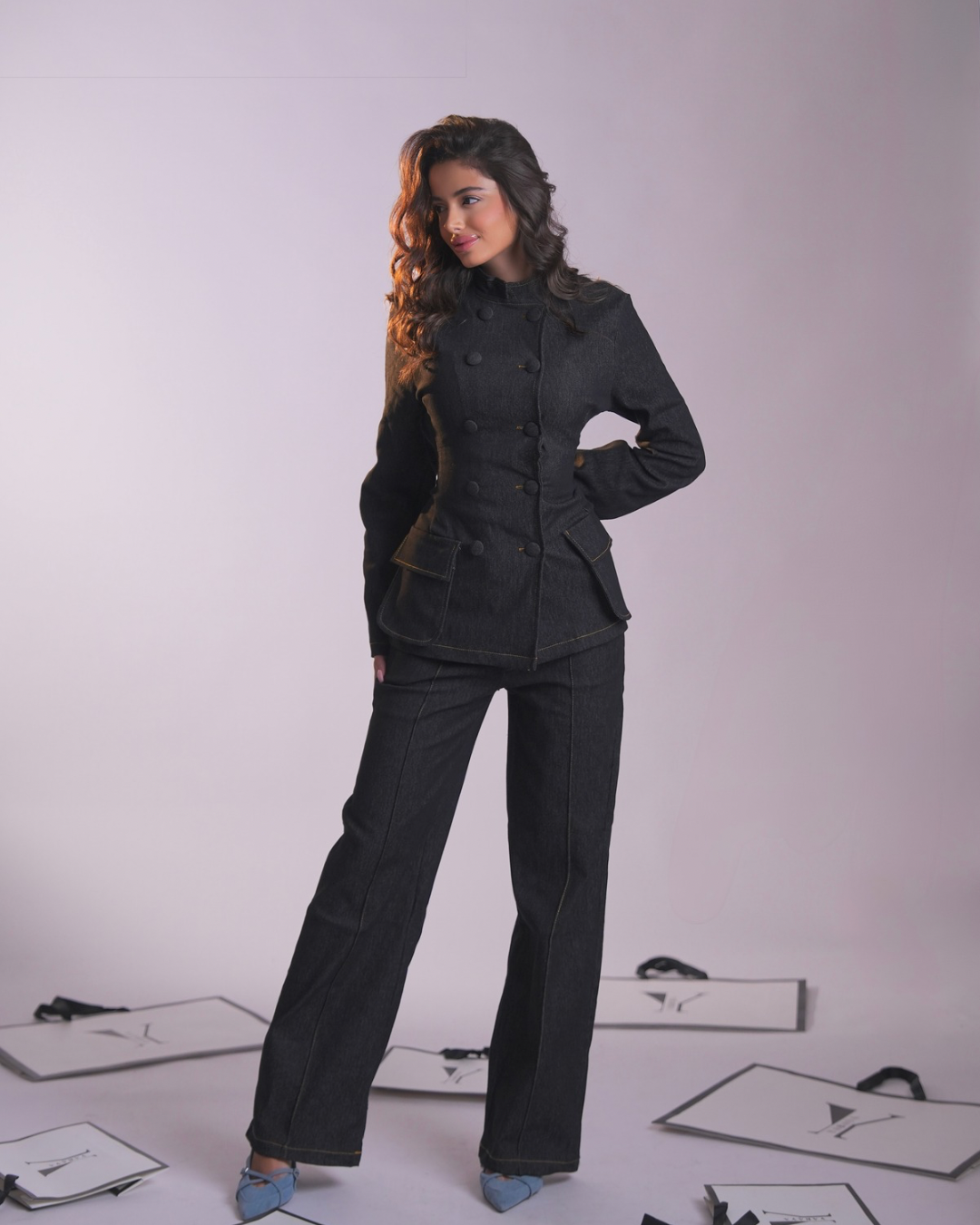 Royal Sculpt Denim Set