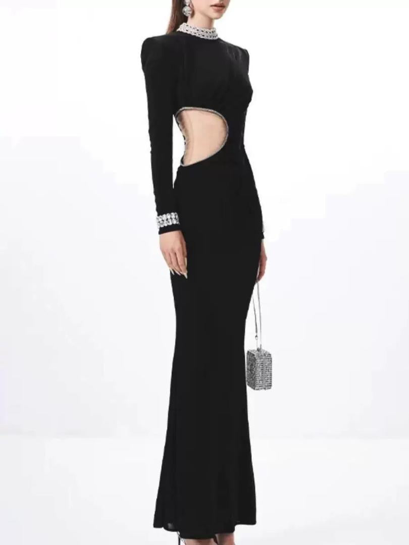 Midnight Halo Cutout Dress