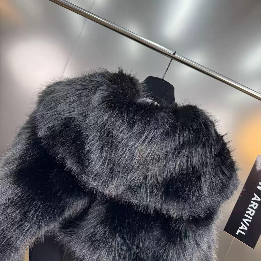 The Midnight Luxe Faux Fur Jacket