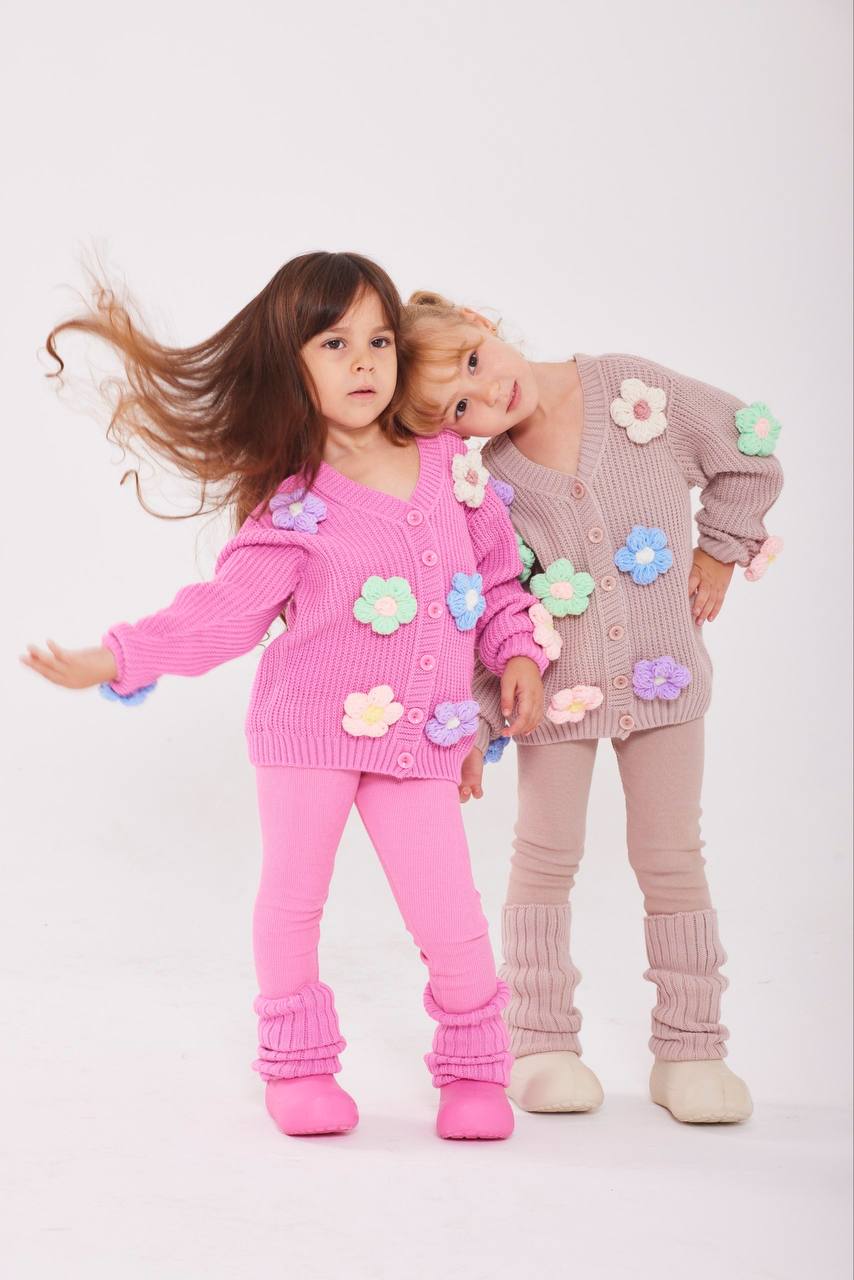 Bloom Knit Cardigan Set