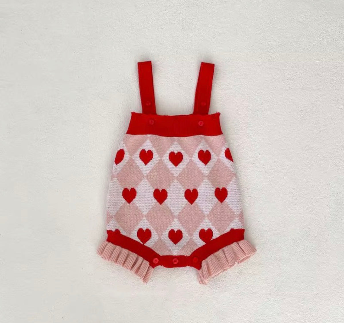 Sweetheart Ruffle Knit Set