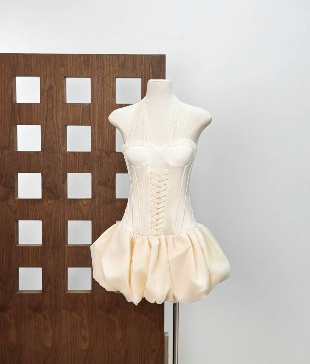 Blush Corset Bubble Dress