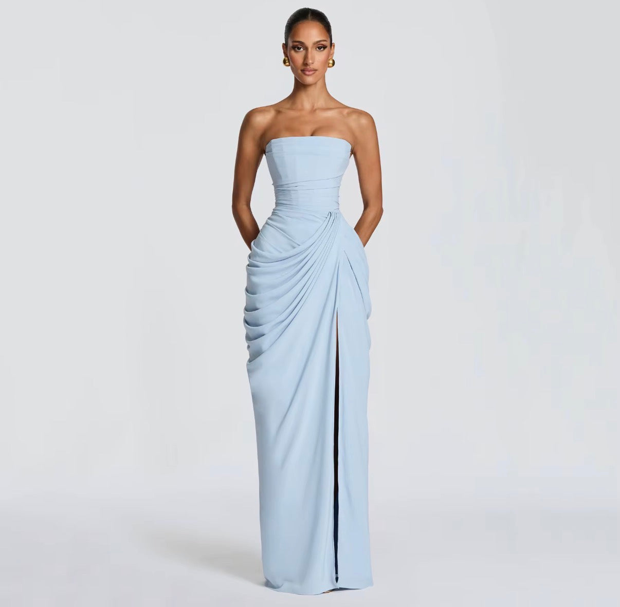 Midnight Drape Gown