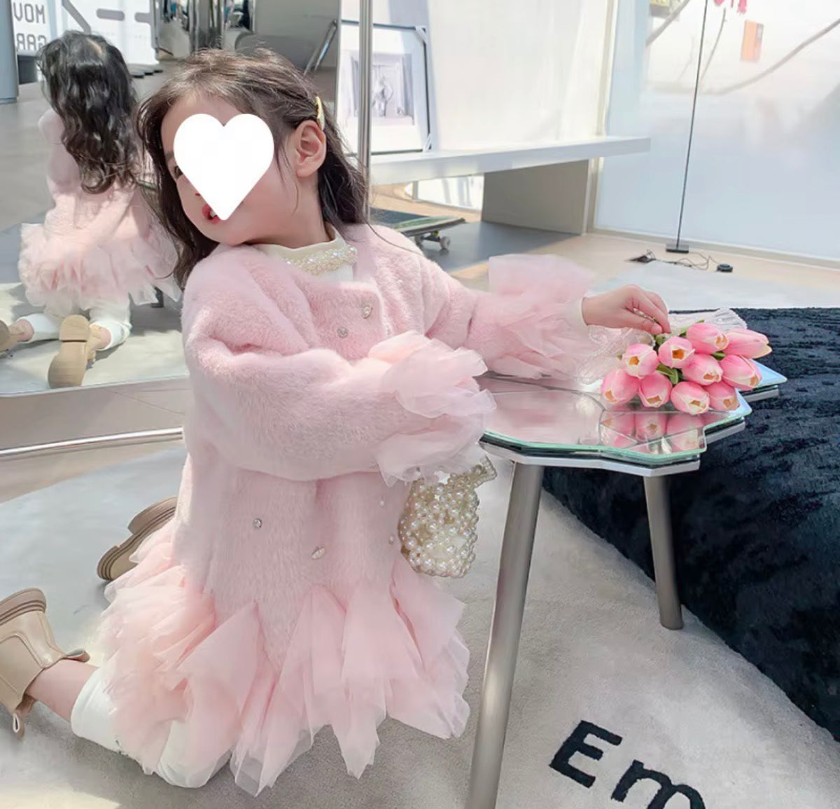 Tulle Bloom Coat
